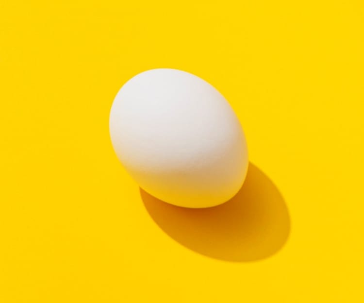 egg in background yellow